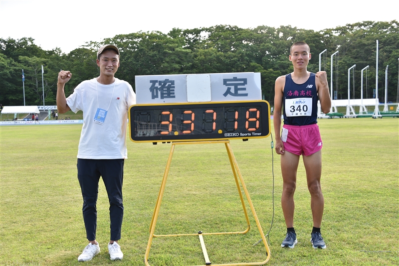 洛南高の佐藤圭汰が“不滅の記録”ついに破る1500ｍ3分37秒18！「自分がやらないといけない」／ホクレン千歳