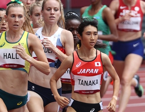 女子1500ｍ刻んだ歴史 田中と卜部が日本人初出場 田中が日本新で準決勝進出