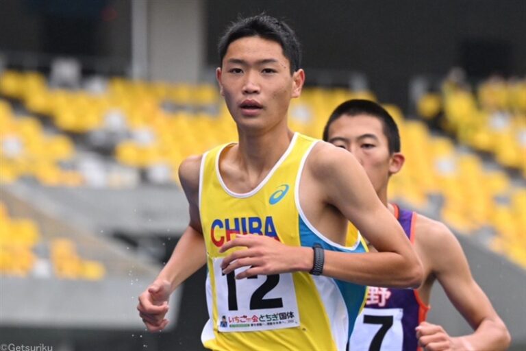 高1・鈴木琉胤3000m8分01秒26!!!高校歴代3位の快走「負けるわけにいかない」 2位濵口大和も高1歴代2位／栃木国体 