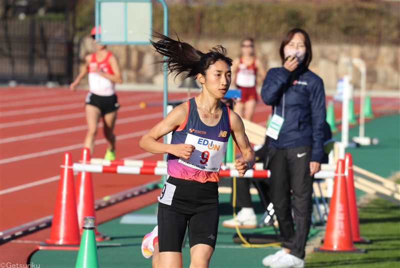 田中希実5000m15分06秒42 日本人トップも来夏の世界陸上参加標準届かず／エディオンDC