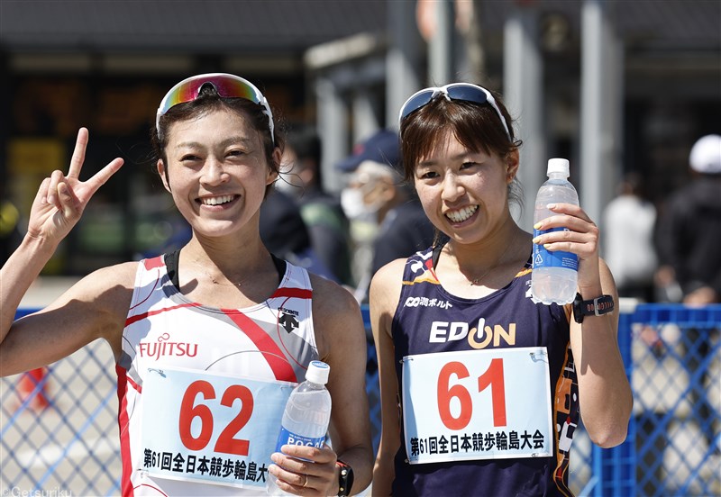 日本記録保持者・岡田久美子「世界につながる歩きしたい」世界陸上6位の藤井菜々子「今までになく順調」／日本選手権20km競歩