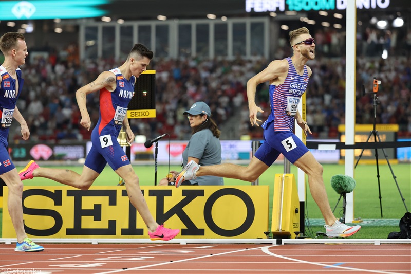 男子1500mインゲブリグトセン敗れる！カーが大金星　400mHはワルホルムがライバル一蹴！／世界陸上Day5