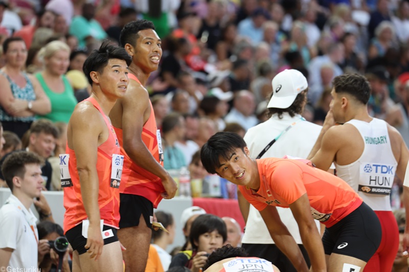 男子4×100ｍリレー2大会ぶりのメダルへ！小池「余裕もって4走に渡せれば」サニブラウン「全力で走るだけ」／世界陸上