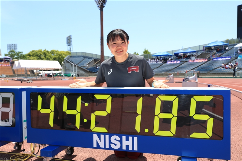 女子10000m競歩・柳井綾音が日本学生新でV3！ 「この場で記録を出すことができてうれしい」／関西IC