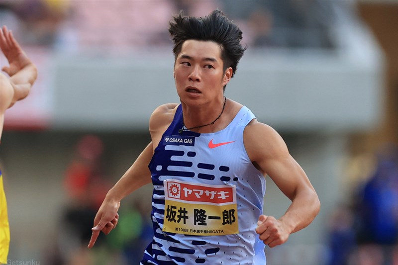 男子100m・坂井隆一郎 準決勝最速タイムに「自分の走りをしたら結果もタイムもついてくる」／日本選手権