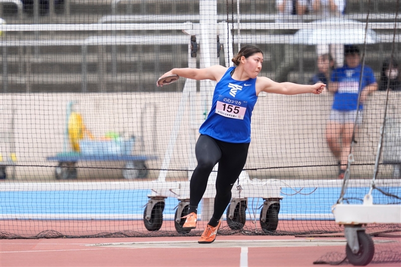 円盤投・齋藤真希が自己2番目の57m50で4連覇！韓国から弾丸連戦「学生をやり切りたい」／日本学生個人