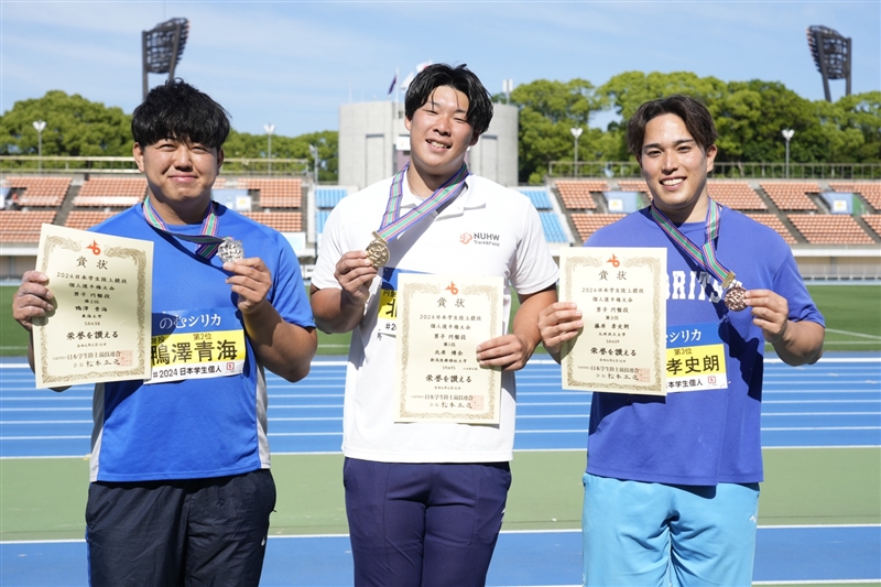 円盤投・北原博企が59m95！学生歴代2位、大台まであと5cm「自分のできることを発揮できた」／日本学生個人