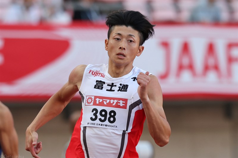 男子400m日本記録保持者・佐藤拳太郎が欠場 コンデイション不良のため／日本選手権