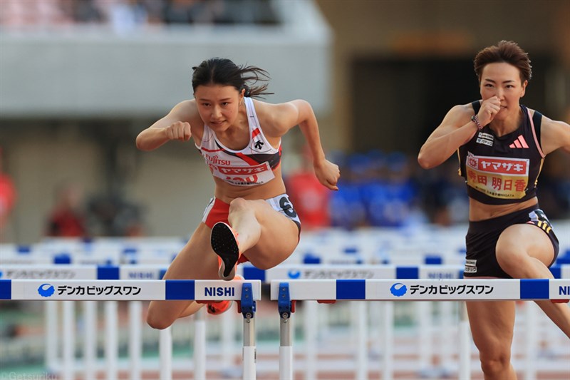 100mH田中佑美 日本歴代2位の12秒85も「標準記録を突破したかった」／日本選手権