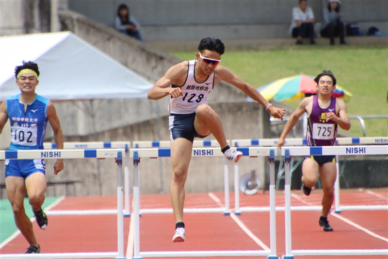 400mH・川上大智が51秒95で制す！大会新Vの400mと2冠 女子100m大石夕月が11秒台で優勝／IH四国