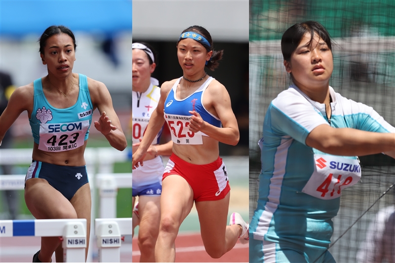 100mH髙橋亜珠を軸にハイレベルか 100m・200mに復調の小針陽葉 ハンマー投に嶋本美海／U20日本選手権女子展望