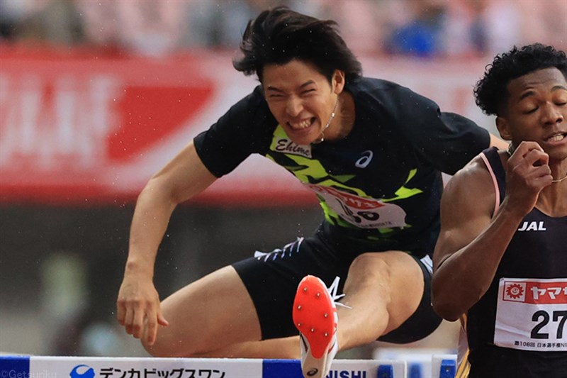 男子110mH野本周成は5位にとどまる 「結果がすべてなので、良くはないです」／日本選手権
