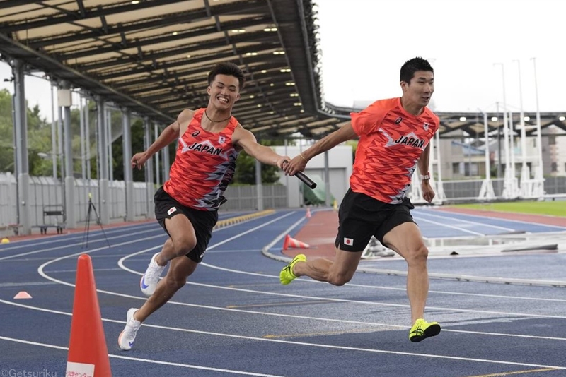 4×100mRパリ五輪で悲願の金へ！桐生祥秀「もう一回メダル取りたい」栁田「2走は僕の区間」