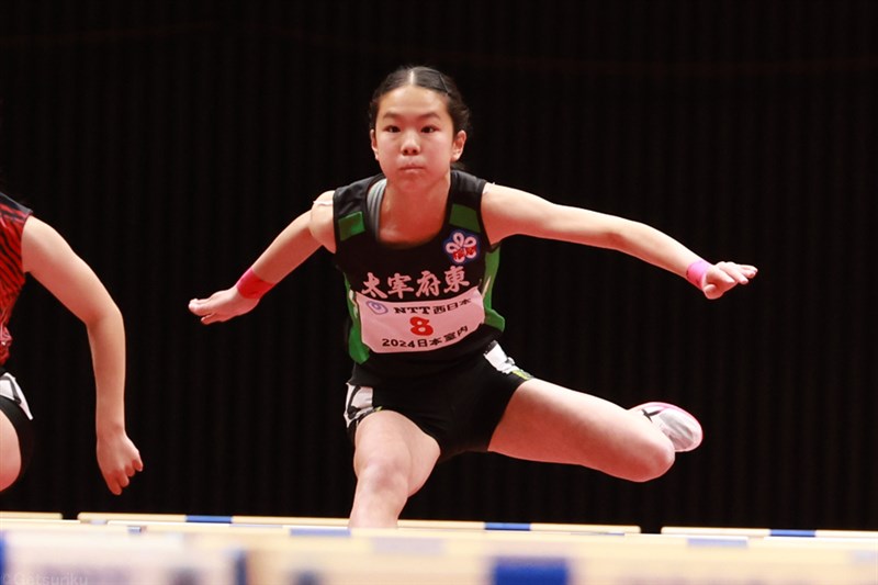 【女子100mH】今村好花（太宰府東中2） 13秒50＝中学歴代3位、中2歴代2位