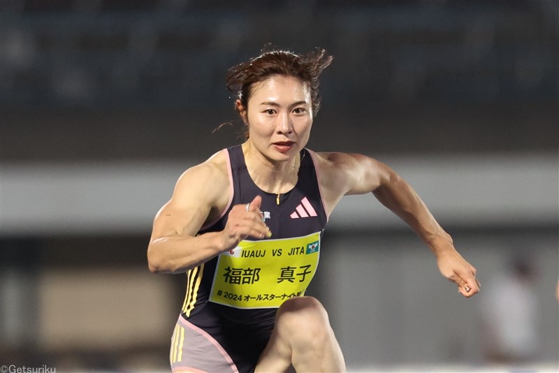 100mH福部真子 世界に一歩近づく12秒69の日本新!!パリ五輪で「ベストパフォーマンスを」／実業団学生対抗