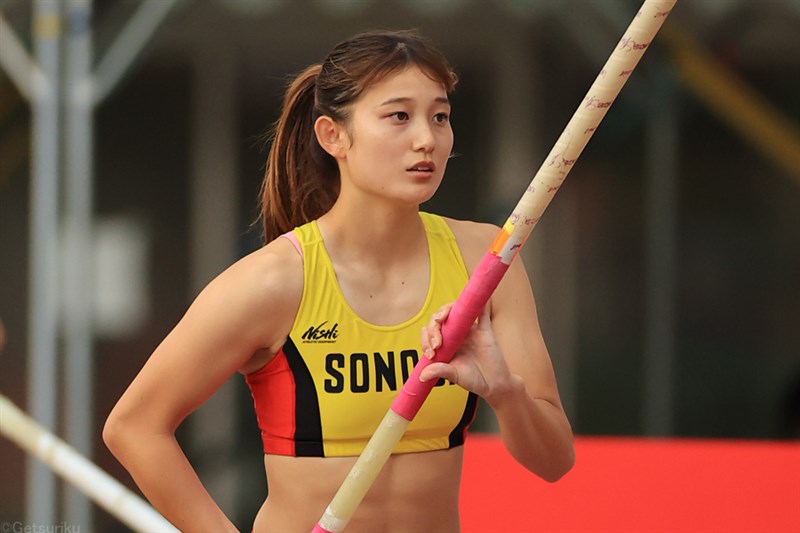 【女子棒高跳】大坂谷明里（園田学園女大） 4m15＝学生歴代5位タイ