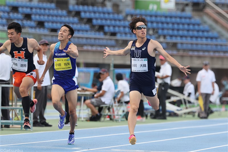 400mHパリ五輪代表・小川大輝が49秒09の大会新V 本番に向け「前半のロスをなくせるように」／実業団学生対抗