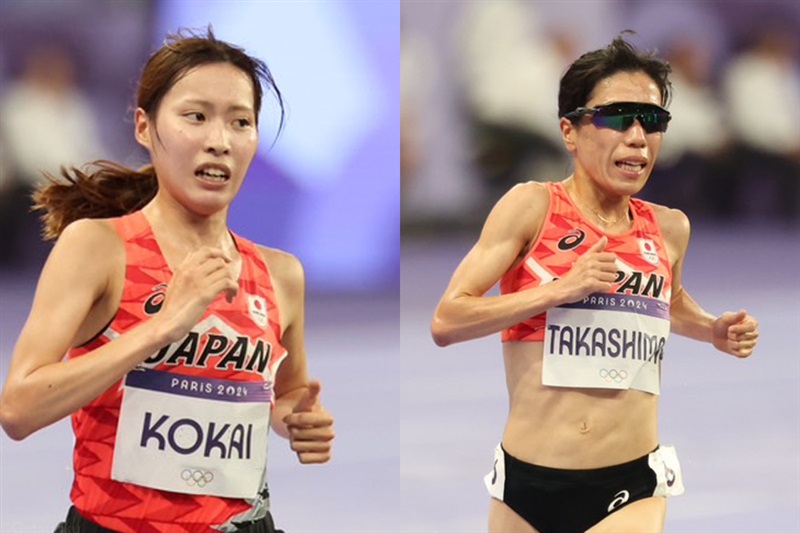 女子10000m 初出場・小海遥は19位、高島由香は22位 大舞台で力出し切る／パリ五輪