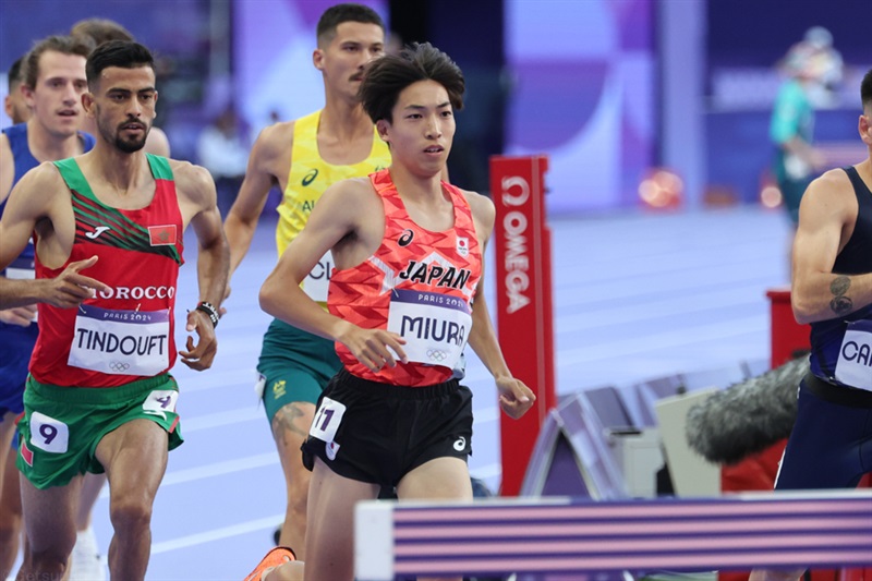 三浦龍司が3000m障害で2大会連続決勝進出！ 「全力でぶつかって行くしかない」／パリ五輪