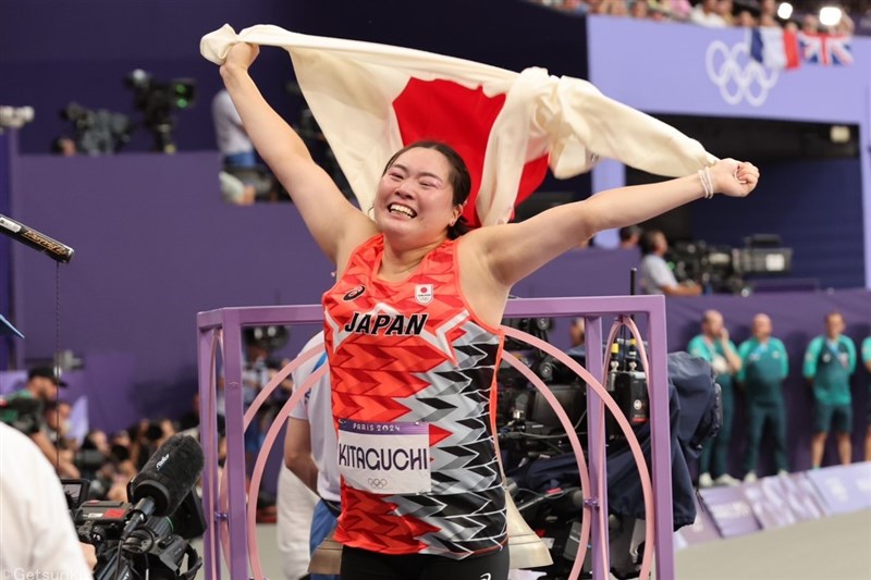 4×400mR男女とも米国 5000mはインゲブリグトセン 800mワニョニイ1分41秒19 北口榛花が日本勢20年ぶりの金／パリ五輪Day10