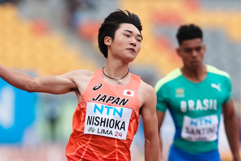 100m西岡尚輝が世界の5位！桐生に次ぐ日本勢歴代2位 400m白畑が全体2位で決勝へ／U20世界選手権