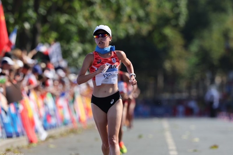 女子20km競歩の藤井菜々子は悔しい32位 満足な練習ができず「歩型が荒れてしまった」／パリ五輪