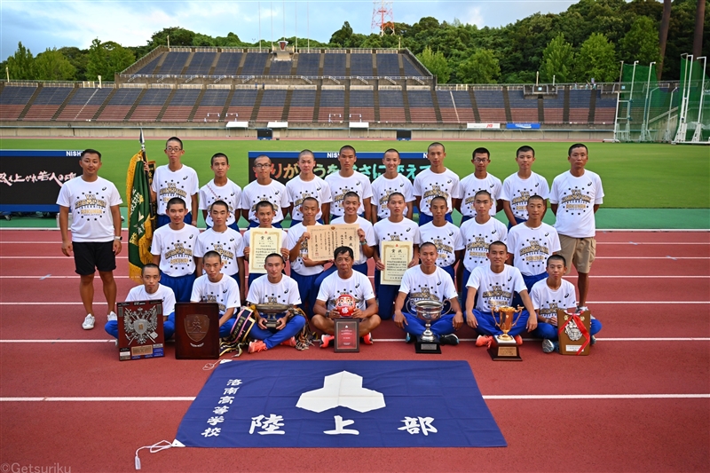 洛南が男子総合で11度目の優勝！ 優勝種目なしも総合力の高さ示す／福岡IH