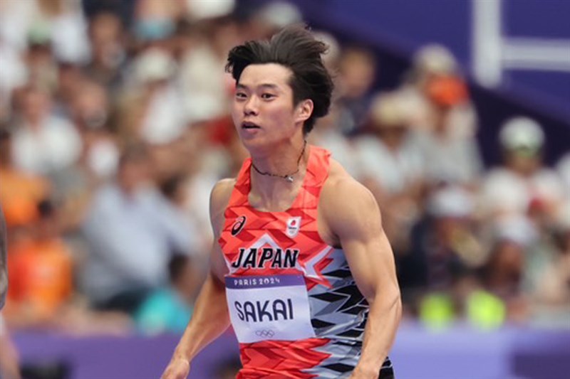 男子100m坂井隆一郎は10秒17の5着 鋭いスタート決めるも準決勝進出ならず／パリ五輪