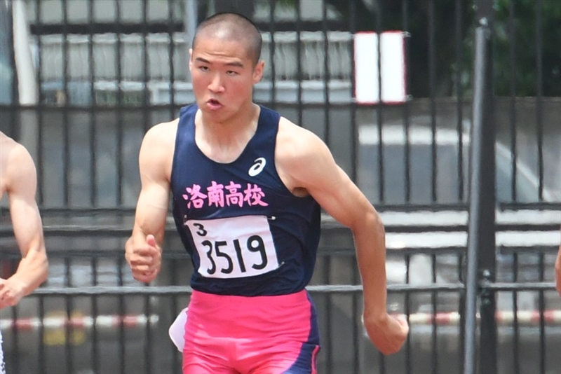 【男子100m】安川飛翔（洛南高2）10秒34＝高2歴代9位タイ