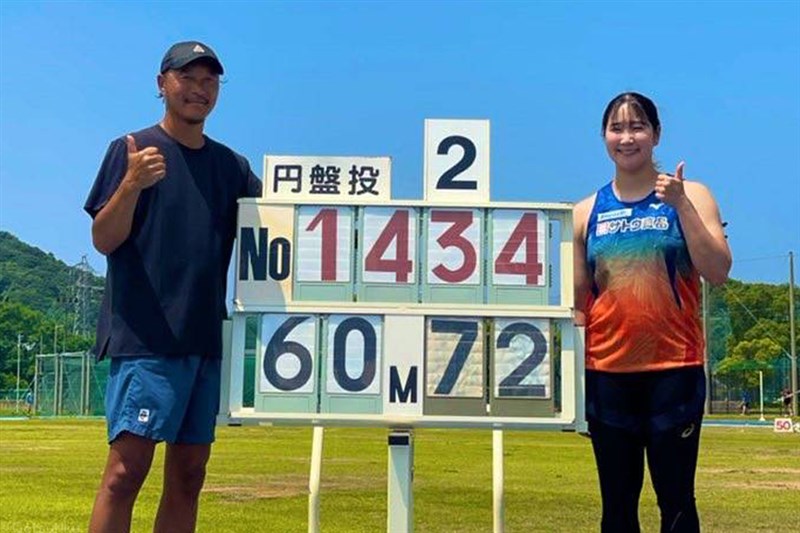 女子円盤投・郡菜々佳が60m72の日本新!! 日本人初の60m超え！ 自身の記録を5年ぶりに更新