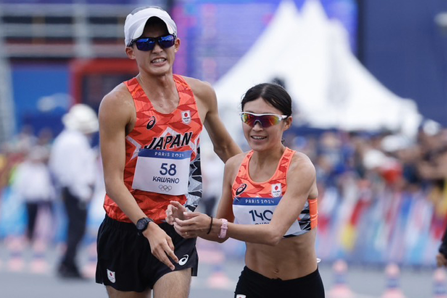 川野将虎＆岡田久美子組が8位！初実施の男女混合競歩リレーで入賞つかむ／パリ五輪