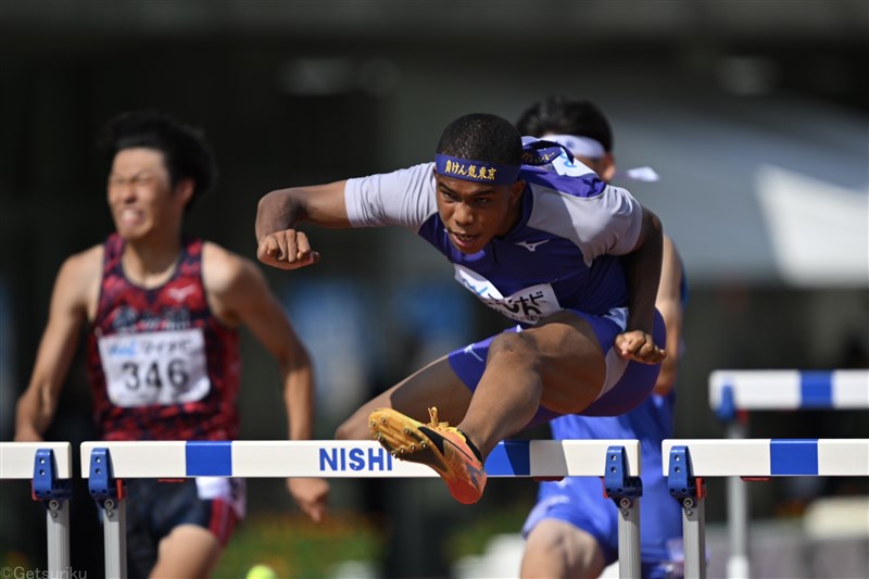 男子110mH・古賀が13秒59で高校新V！準決勝の記録をさらに0.08秒更新 2位・髙城も13秒68の歴史的名勝負／福岡IH