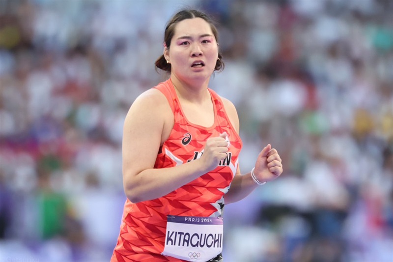 北口榛花が涙の金メダル!!65m80で日本女子トラック＆フィールドに初の金字塔打ち立てる！／パリ五輪