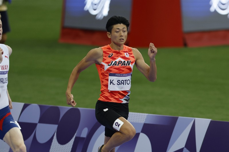 男子400m・佐藤拳太郎は45秒60 予選5着で敗者復活戦へ／パリ五輪