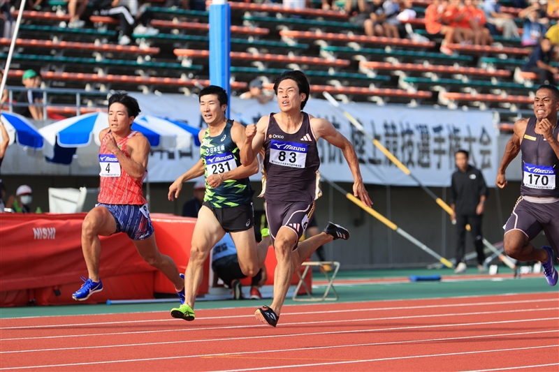 100m宇野勝翔が10秒09！日本選手権後「基礎から見直し」覚醒／全日本実業団