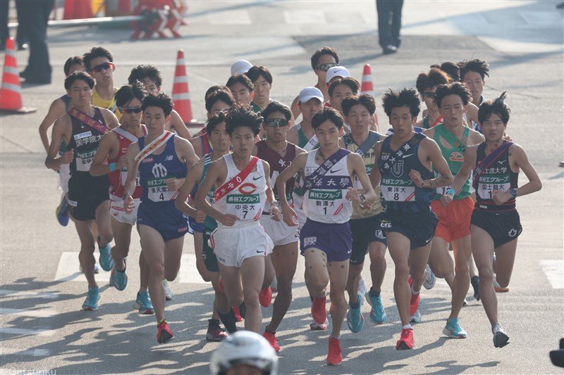 全日本大学駅伝出場25校が出そろう 5連覇狙う駒大や箱根V青学大 最多は49回の京産大 立教大と岡山大が初出場