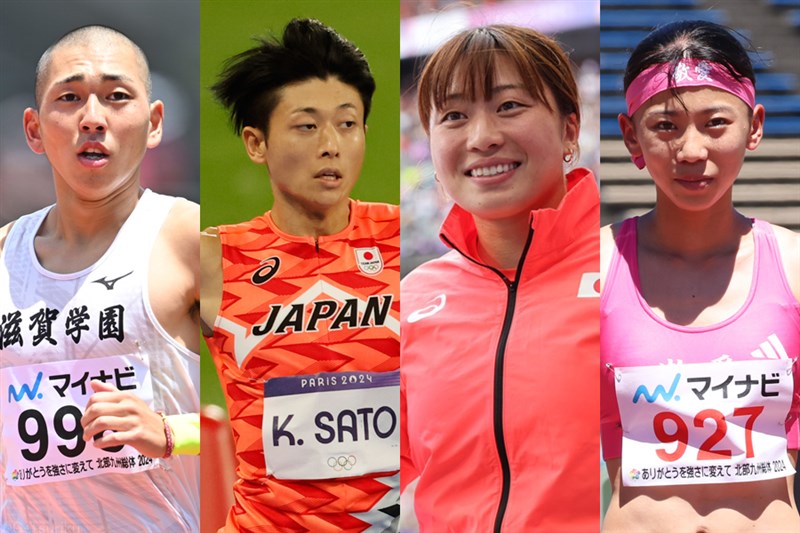 佐賀国民スポーツ大会のスタートリスト発表！ 五輪代表・佐藤拳太郎、上田百寧 日本記録保持者・落合晃、久保凛らが登録