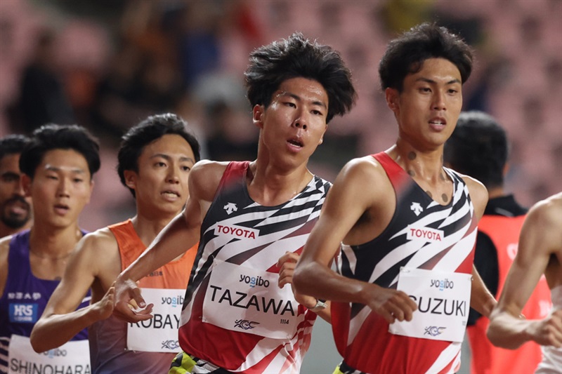 田澤廉が約9ヵ月ぶり実戦復帰に笑顔 2年ぶり5000m「きつかった」／ACC新潟