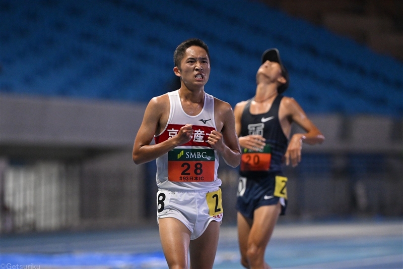 スローペースの男子10000m日本人トップは小嶋郁依斗！ キップケメイが初優勝／日本IC