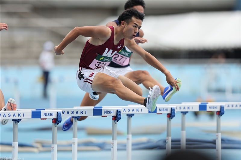 渕上翔太が400mH・U20日本新も悔しさ ライバルに塗り替えられ「これでもやられるんだ」／日本IC