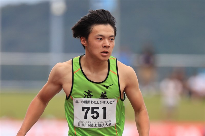 【男子200m】井手友郎（済美高1） 20秒96＝高1初の20秒台！