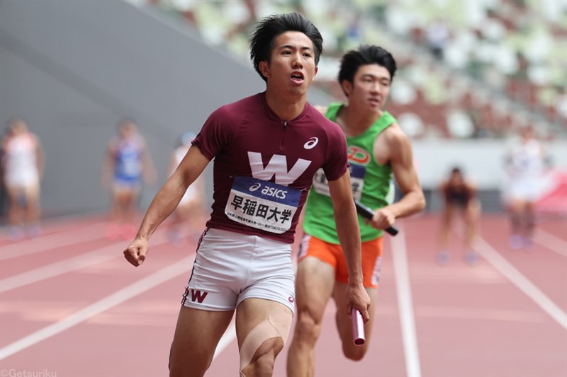 早大が男子4継“3冠”達成 エース井上「臙脂を着るからには1番」／日本選手権リレー