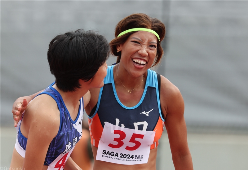 成年女子100mは君嶋愛梨沙が貫禄V 「ケガなく終われて良かった」 11秒50には満足せず／佐賀国スポ