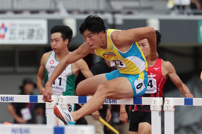 阿部竜希が成年110mH13秒29で快勝 東京世界陸上標準に0.02秒及ばず「立て直してまとめられた」／佐賀国スポ