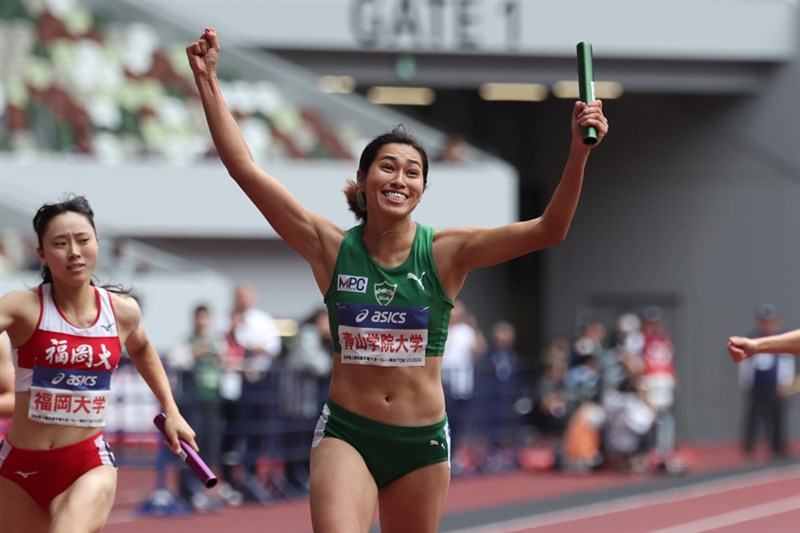 4×100mR女子は青学大が日本インカレの雪辱！44秒78で初制覇「リベンジできた」／日本選手権リレー