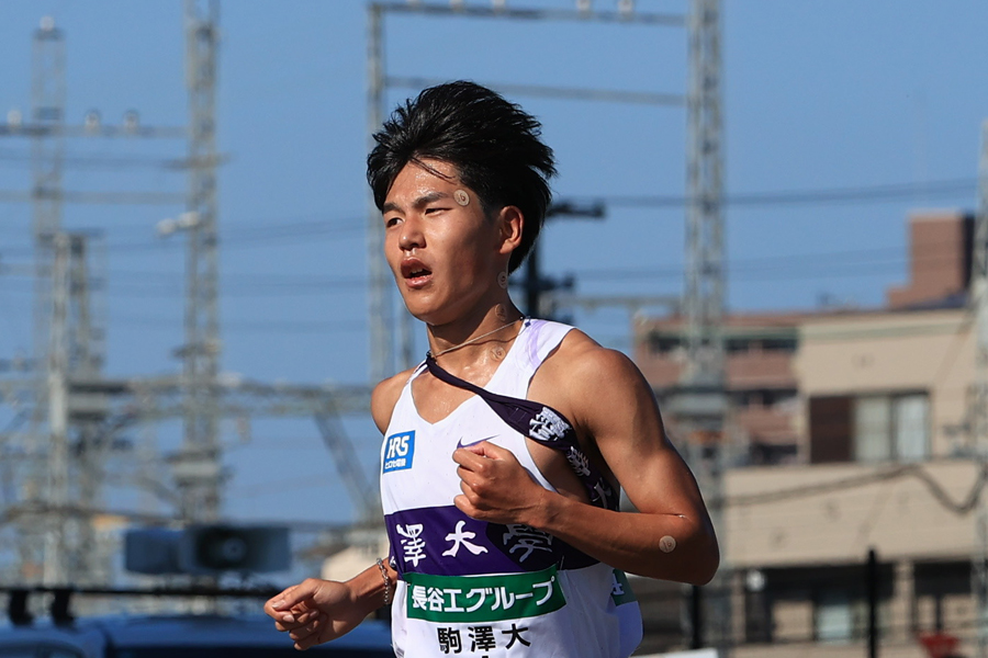 駒大・山川拓馬が8区で57分09秒!!渡辺康幸に迫る日本人歴代2位 藤田監督「ビックリした」／全日本大学駅伝