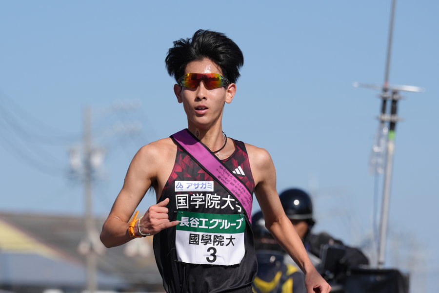 國學院大・野中恒亨が出雲に続く区間賞!!「出雲より良い走りができた」青学大を猛追／全日本大学駅伝