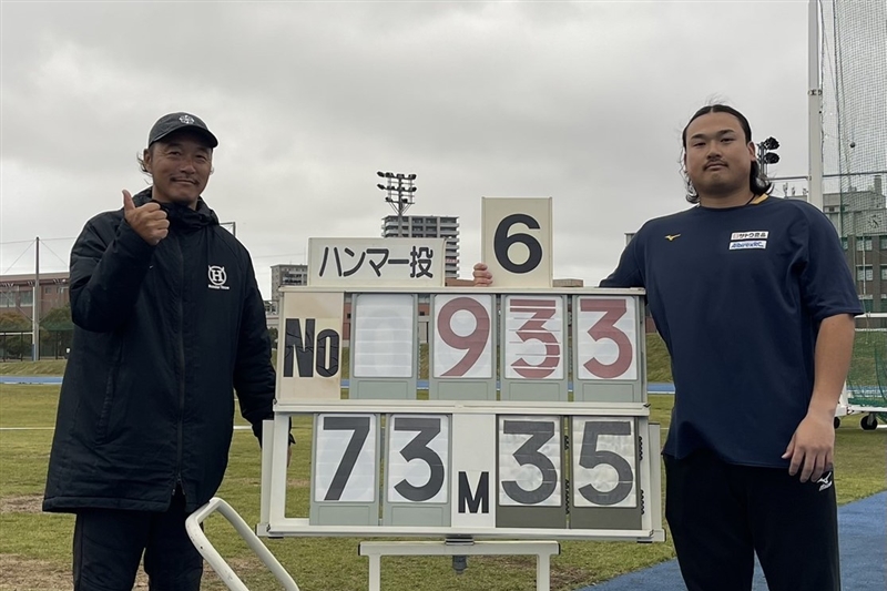 ハンマー投・中川達斗が日本歴代4位の73m35！女子円盤投・郡は59m41