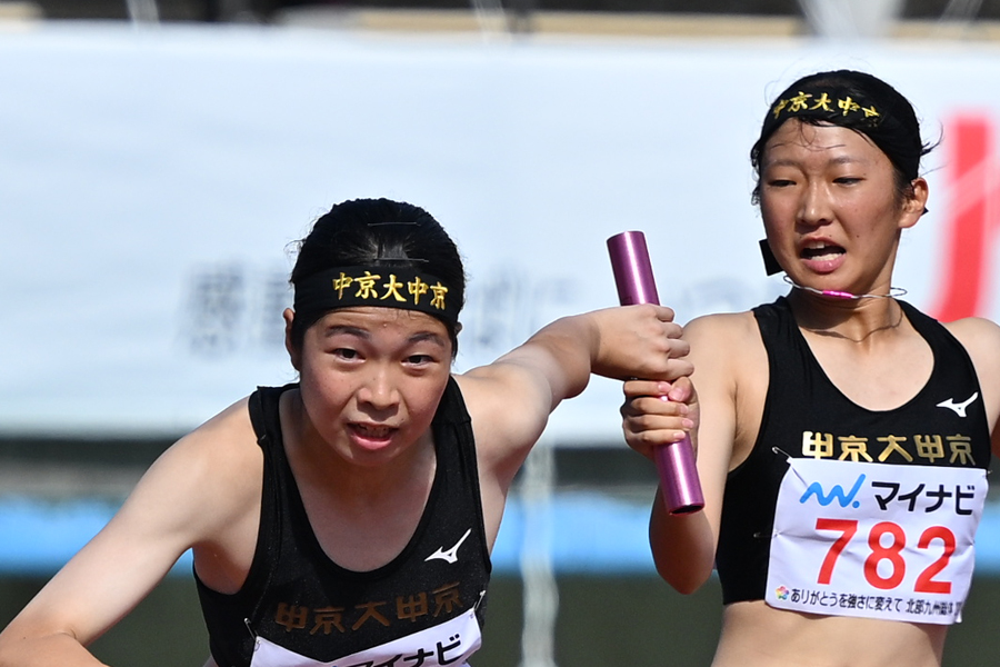 中京大中京高 女子4×100ｍRで45秒78のU18日本新！ 男子4×100ｍRでは市船橋高が高校歴代3位／エコパトラックゲームズ