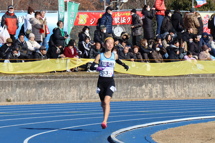 女子・岡山の京山がV！史上6チーム目の連覇 4区・下田千紗都が区間新！／全中駅伝